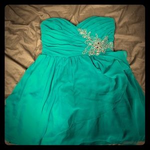 Teal dress
